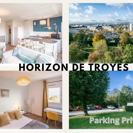 Apartment Horizon De - 3 Tv - Parking Prive Troyes